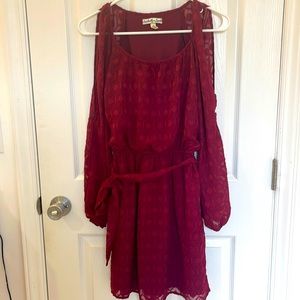 Accidentally in Love ❤️ Burgundy Dress Size Small